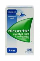 Kauwgom 4mg menthol mint - thumbnail
