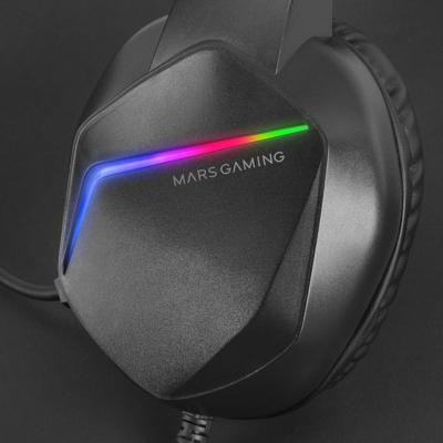 Gaming koptelefoon met microfoon Mars Gaming MH122 Zwart - thumbnail