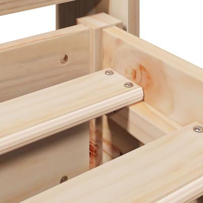 Bedframe zonder matras massief grenenhout 90x190 cm