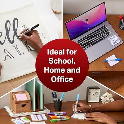 Viltstift Sharpie rond Twin tip ultra fijn & fijn zwart 2 stuks