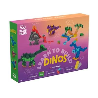 Plus Plus Learn to build dino`s plus-plus: 600 stuks (3918) Plus Plus Learn to build dino`s plus-plus: 600 stuks (3918)
