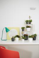 Elho pot brussels rond d12.5cm antraciet - thumbnail