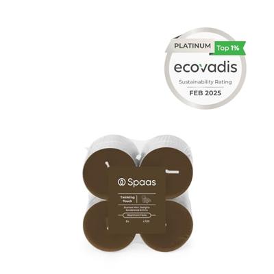 Spaas Maxi Geurtheelichten Blokverpakking X8 10u - Twinkling Touch Spaas Maxi Geurtheelichten Blokverpakking X8 10u - Twinkling Touch