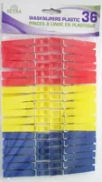 Wasknijpers kunststof %C3%A0 36st - thumbnail