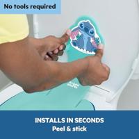 DISNEY BABY - STITCH - Universele zelfklevende kindertoiletverkleiner, snelle installatie - thumbnail