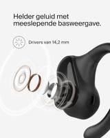 Belkin SoundForm ClearFit Open-Ear Wireless Earbuds, lichte langdurig comfortabele draadloze oordopjes, waterbestendig (IPX5), draadloze oortjes voor sport, hiken, fietsen, hardlopen en meer - Zwart - thumbnail