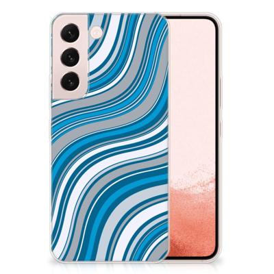 Samsung Galaxy S22 | TPU bumper | Waves Blue