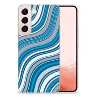 Samsung Galaxy S22 | TPU bumper | Waves Blue - thumbnail