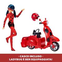 Scooter Miraculous Switch'n Go + Ladybug Lucky Charm Bandai 26 cm Gearticuleerde pop - P50668 - thumbnail