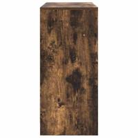 Dressoir met lade 80x34x76 cm spaanplaat gerookt eikenkleurig - thumbnail