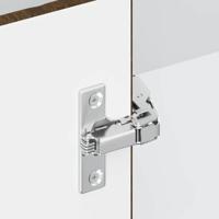 Hoekkeukenonderkast Kalmar bewerkt hout bruin eikenkleur - thumbnail