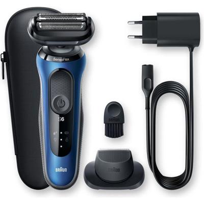 Braun 61-B1200S Series 6 Scheerapparaat Zwart/Blauw Braun 61-B1200S Series 6 Scheerapparaat Zwart/Blauw