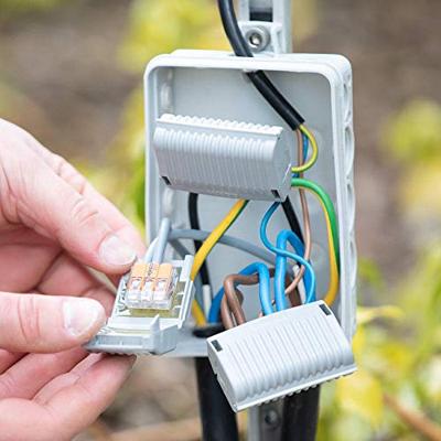 WAGO 207-1333 207-1333 Gelbox voor verbindingsklemmen Flexibel: - Massief: - 3 stuk(s) WAGO 207-1333 207-1333 Gelbox voor verbindingsklemmen Flexibel: - Massief: - 3 stuk(s)