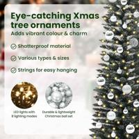 Kunstkerstboom met 150 LED Groen 150 cm PVC en Plastic en Staal - thumbnail