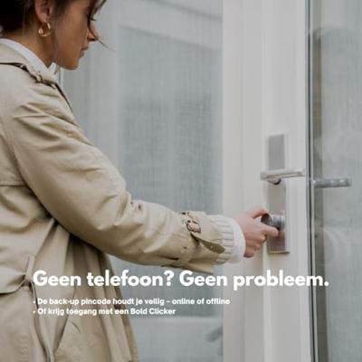 Bold Elite Smart Lock Cilinder SX33 Zilver