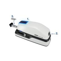 Rexel Optima 20 Elektrische Nietmachine Zilver/Zwart - thumbnail