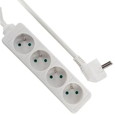 4-voudige stekkerdoos 5 m kabel wit Velleman - Velleman 4-voudige stekkerdoos 5 m kabel wit Velleman - Velleman