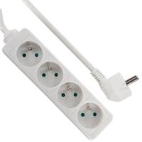 4-voudige stekkerdoos 5 m kabel wit Velleman - Velleman - thumbnail