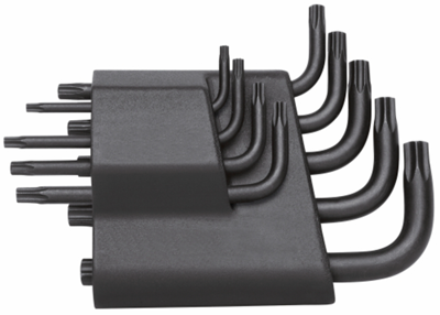 Gedore Haakse Stiftsleutelset | TX T10-50 | 9-dlg - 3301354 Gedore Haakse Stiftsleutelset | TX T10-50 | 9-dlg - 3301354