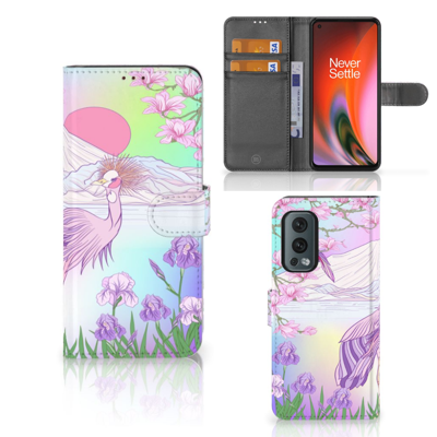 OnePlus Nord 2 5G | Telefoonhoesje | Met pasjeshouder | Bird