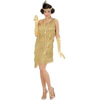 Flapper kostuum goud - thumbnail