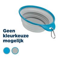 TRIXIE VOERBAK / DRINKBAK REIS STEVIGE RAND SILICONEN ASSORTI - thumbnail