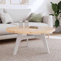 Tafelblad rond 90x3 cm massief grenenhout - thumbnail