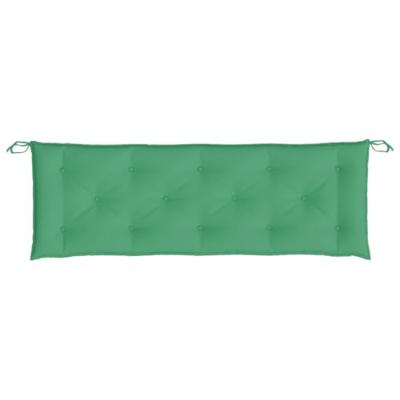 VidaXL Tuinbankkussens 2 st 150x50x7 cm oxford stof groen