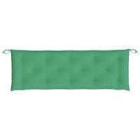 VidaXL Tuinbankkussens 2 st 150x50x7 cm oxford stof groen - thumbnail