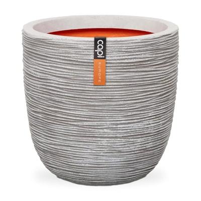 Capi bloempot nature rib 43x41 cm ivoorkleurig kofi933