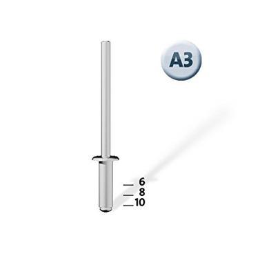 Novus Blindklinknagel A3 X 6mm | Alu SB | 70 stuks - 045-0028 045-0028 - thumbnail