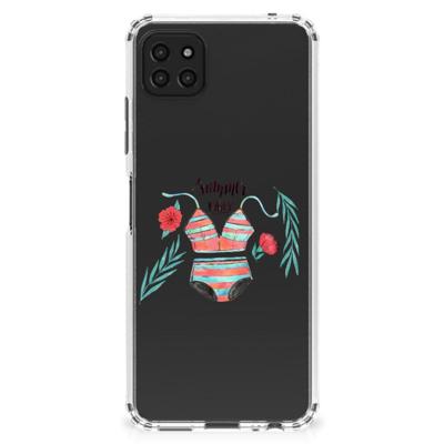 Samsung Galaxy A22 5G Stevig | Bumper Hoesje | Boho Summer
