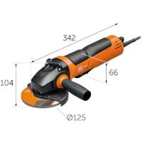 Fein CG 15-125 BL Compacte haakse slijper 125mm 1500W - 72226760000 - thumbnail