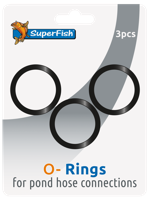 Pond connector kit ring blister 3 st Superfish - Superfish - thumbnail
