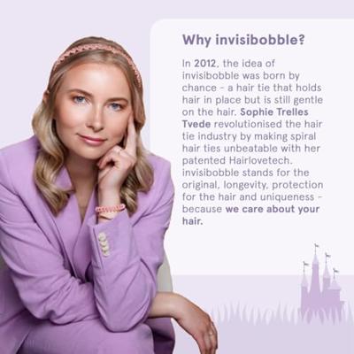 Invisibobble kids sprunchie slim too good to be blue 2st. - thumbnail