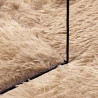 Hoogpolig vloerkleed NAVARRA 300x200 cm polyester beige - thumbnail