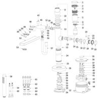 Wiesbaden Sphere staande badthermostaat compleet chroom - thumbnail