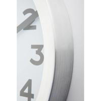 NeXtime ne-3998ar wandklok dia. 19 cm, geborsteld aluminium, 'station' - thumbnail