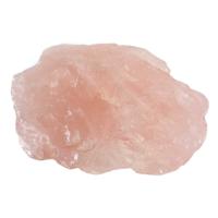 Ruwe Rozenkwarts Edelsteen 6 - 10 cm - thumbnail
