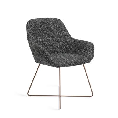 Jesper Home Eetkamerstoel 'Kushi' Cross Rose, kleur Skyfall