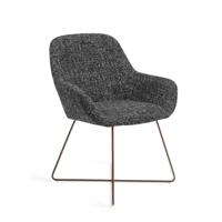 Jesper Home Eetkamerstoel 'Kushi' Cross Rose, kleur Skyfall - thumbnail