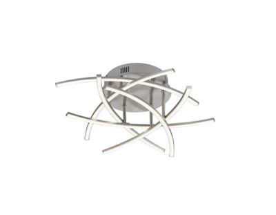 Fischer & Honsel Chromen plafondlampCross TW Ø 55cm - 20925