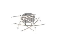 Fischer & Honsel Chromen plafondlampCross TW Ø 55cm - 20925 - thumbnail