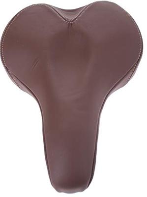 Ergotec , sattel comfort l, comfort damen, leder braun