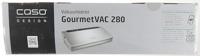 Caso GourmetVAC280 Vacumeermachine Zilver - thumbnail