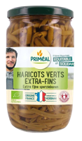 Primeal Haricots verts sperziebonen extra fijn bio 660 Gram - thumbnail