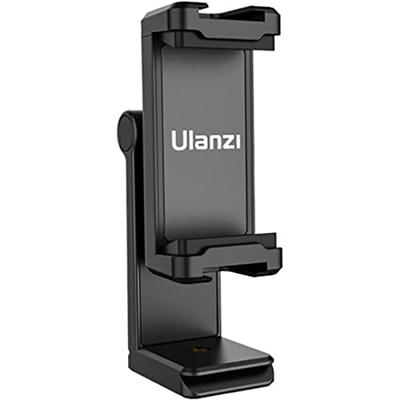 Ulanzi ST-22 360º draaibare en kantelbare telefoonhouder voor statief - met 2 Cold Shoe Mounts