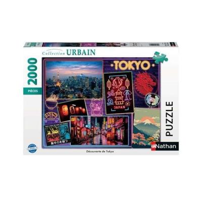 Nathan-puzzel 2000 stukjes - Ontdekking van Tokio - 4005555010913 - Vanaf 14 jaar