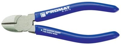 Promat/Tecwerk Zijsnijtang | lengte 130 mm | hoofd gepolijst | kunststof mantel - 4000810101