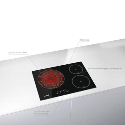 Vitro-keramische Kookplaat Cata TT5003/G 60 cm 5700 W Vitro-keramische Kookplaat Cata TT5003/G 60 cm 5700 W
